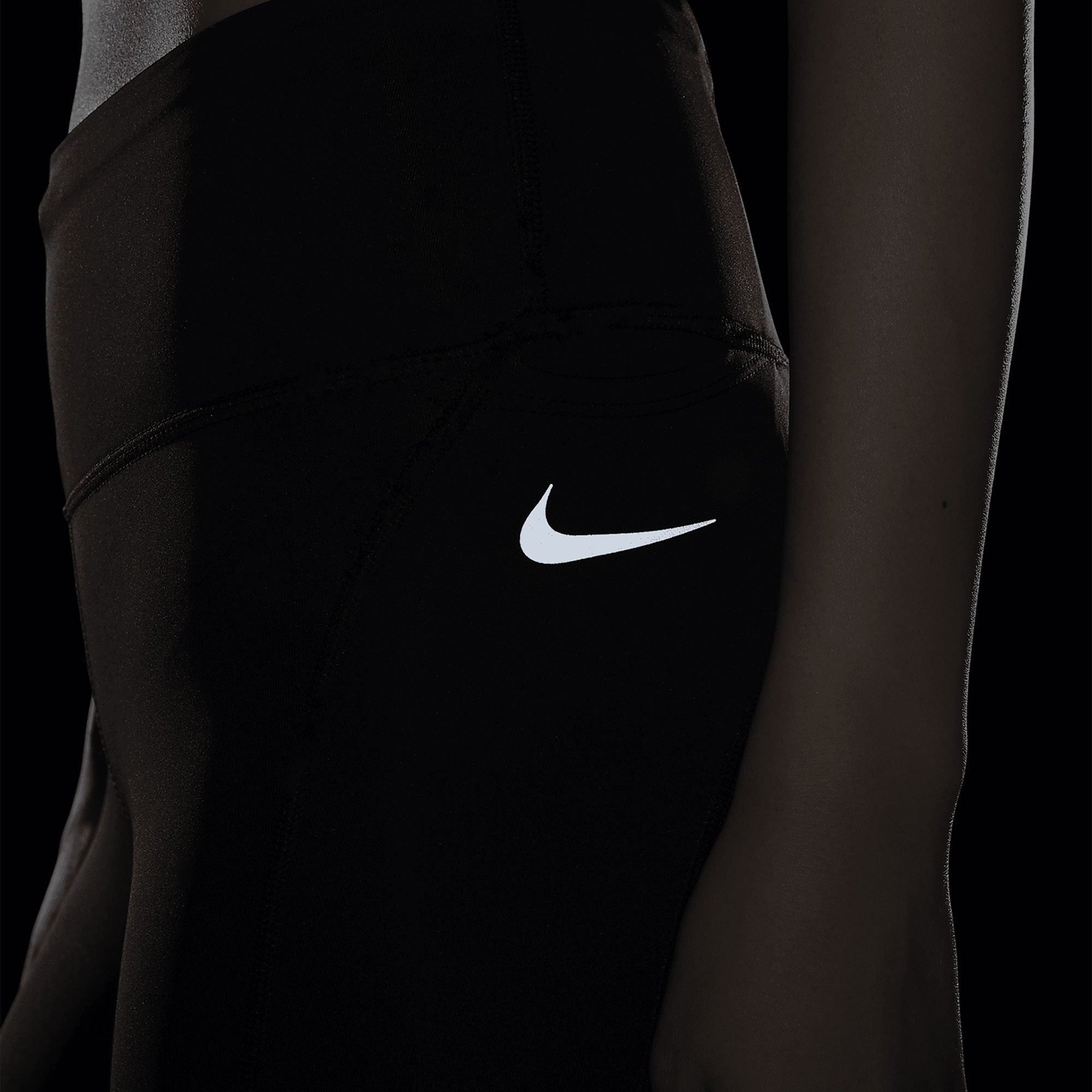Quần Bó Thể Thao Nữ Nike Dri-Fit Fast - Đen - Supersports Vietnam