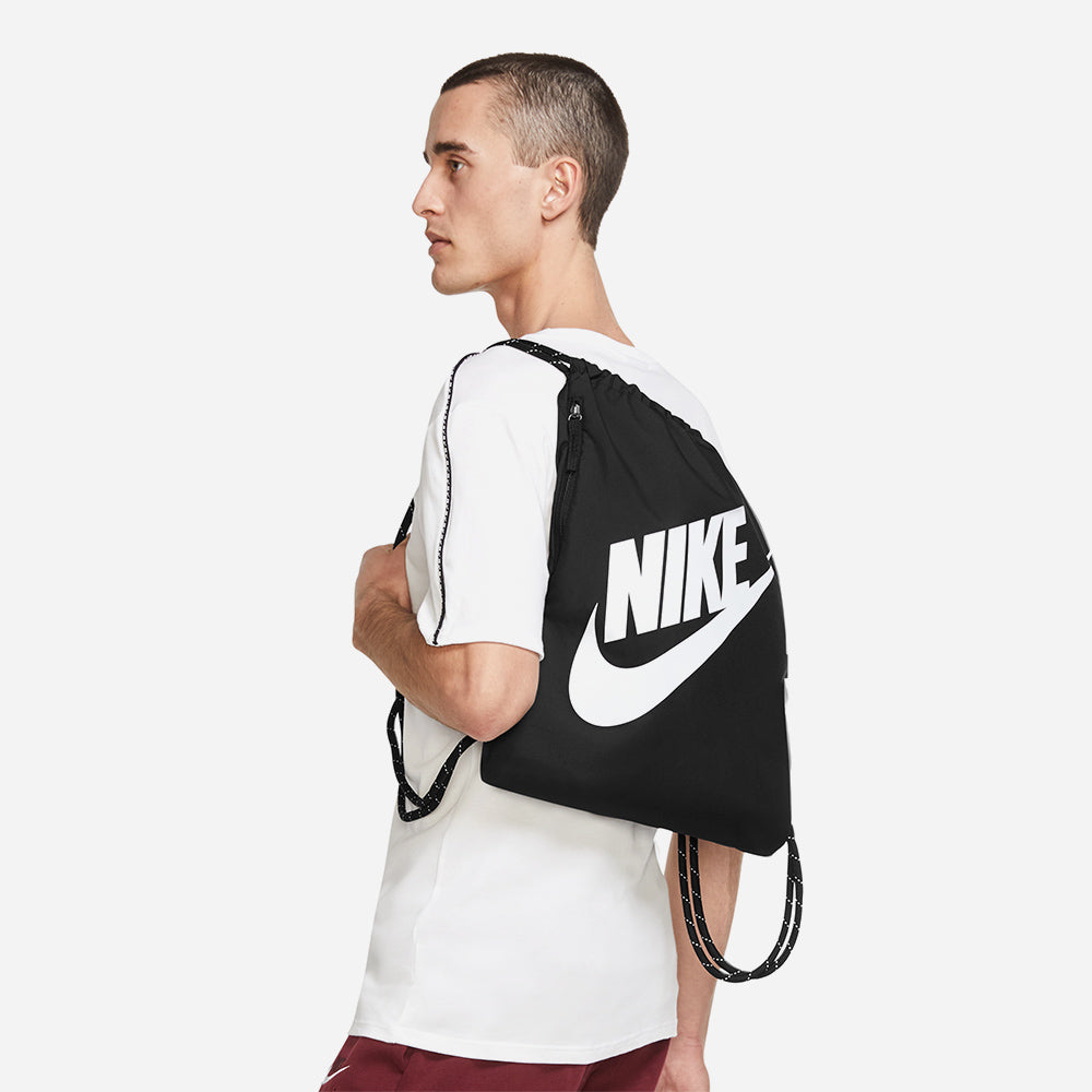 Túi Thể Thao Nike Heritage Drawstring - Đen - Supersports Vietnam