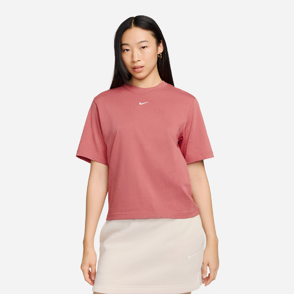 Áo Thun Nữ Nike Asw Essentials Boxy - Hồng - Supersports Vietnam
