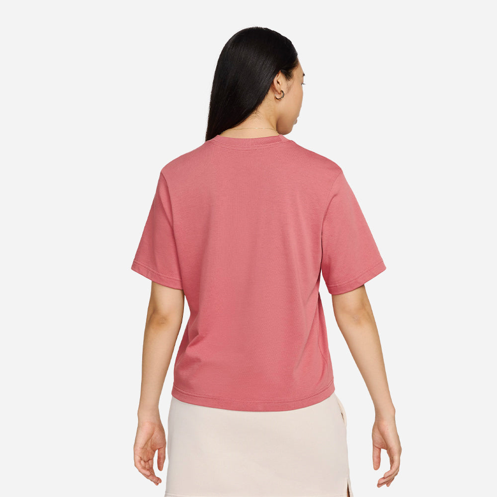 Áo Thun Nữ Nike Asw Essentials Boxy - Hồng - Supersports Vietnam