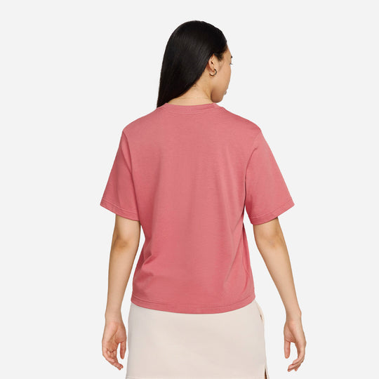 Áo Thun Nữ Nike Asw Essentials Boxy - Hồng