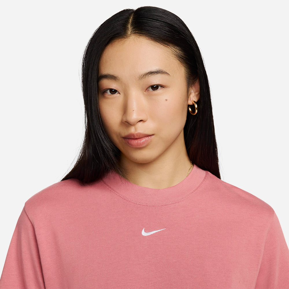 Áo Thun Nữ Nike Asw Essentials Boxy - Hồng - Supersports Vietnam