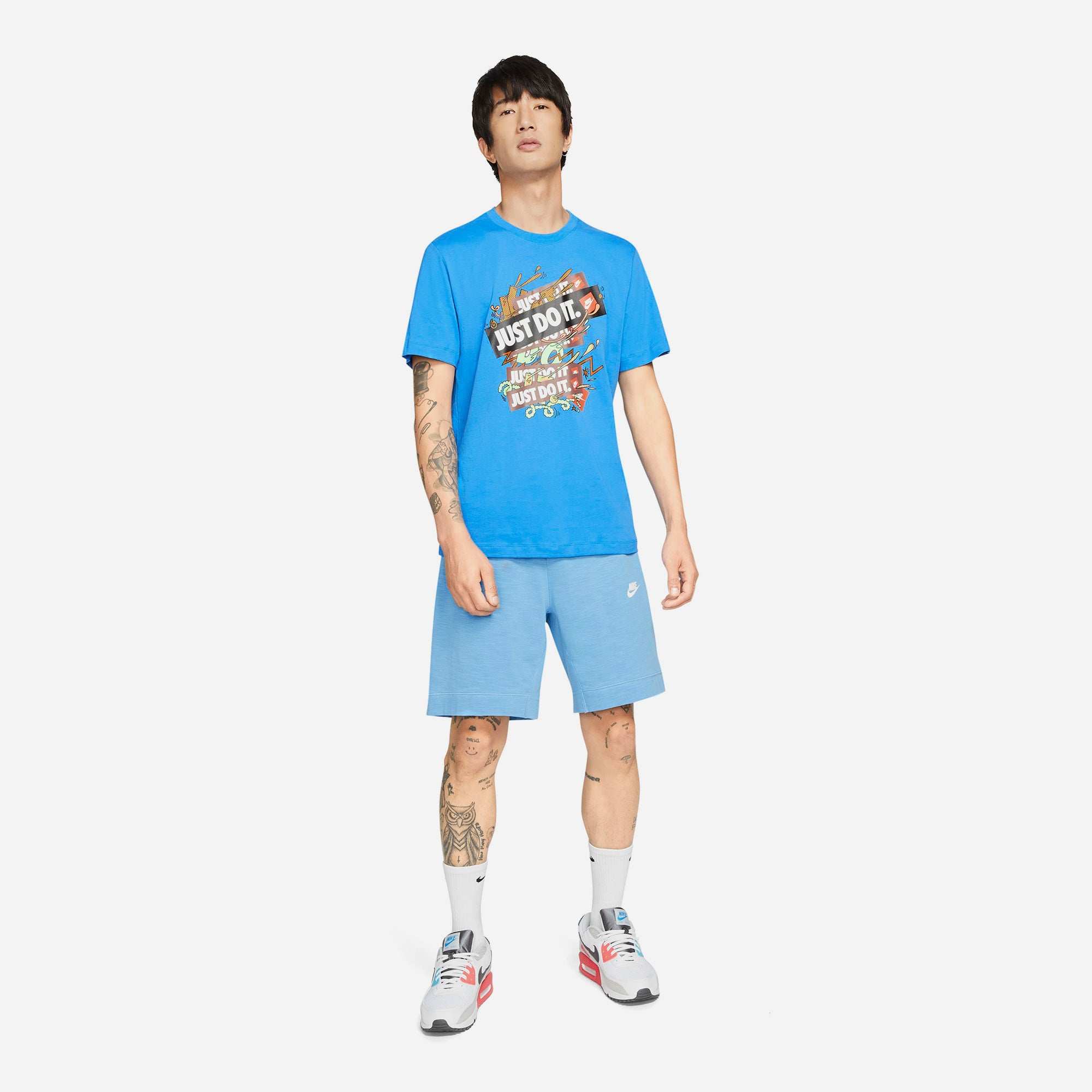 Áo Thun Nam Nike Sportswear - Xanh Dương - Supersports Vietnam