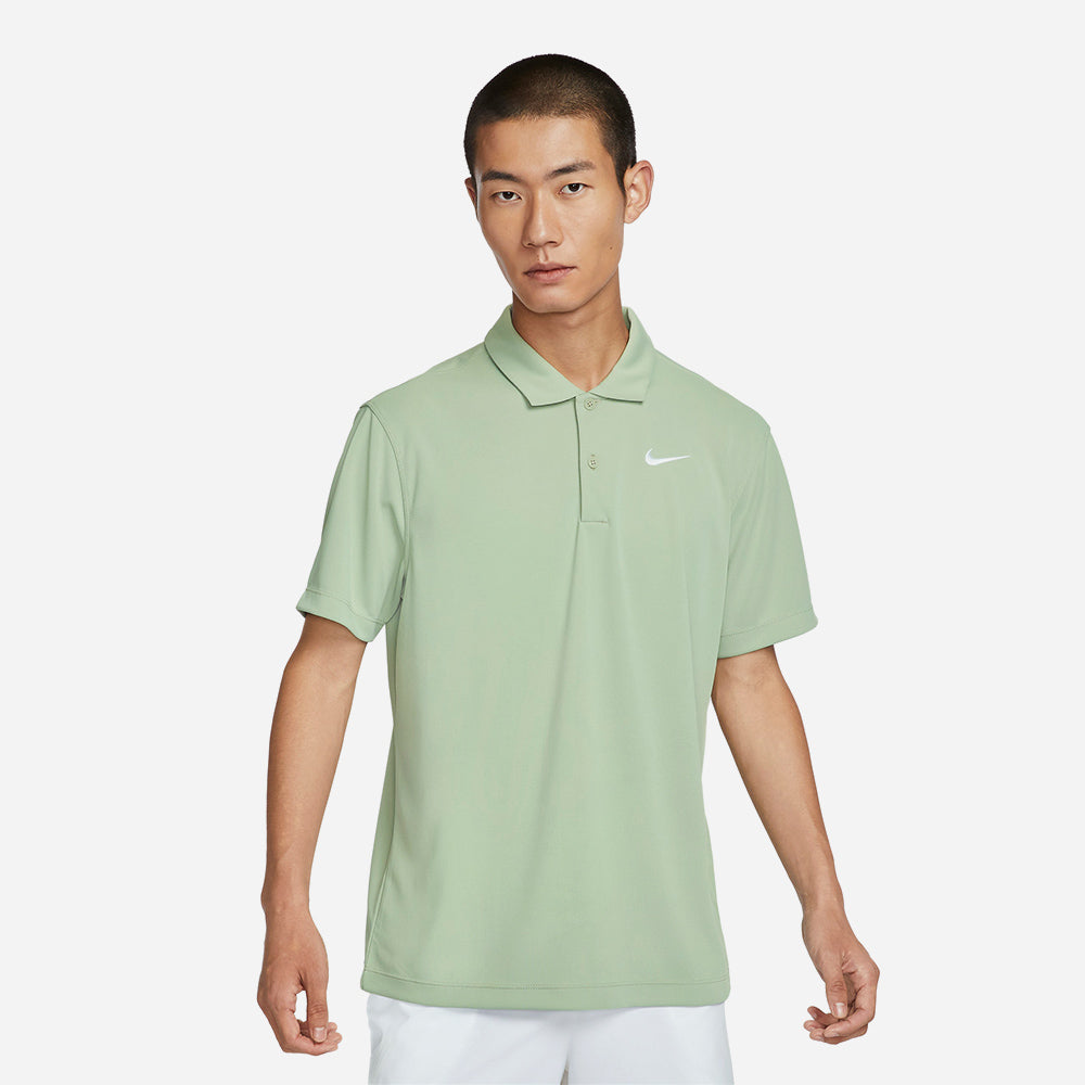 Áo Polo Nam Nike Nikecourt Dri-Fit Solid - Xanh Lá - Supersports Vietnam