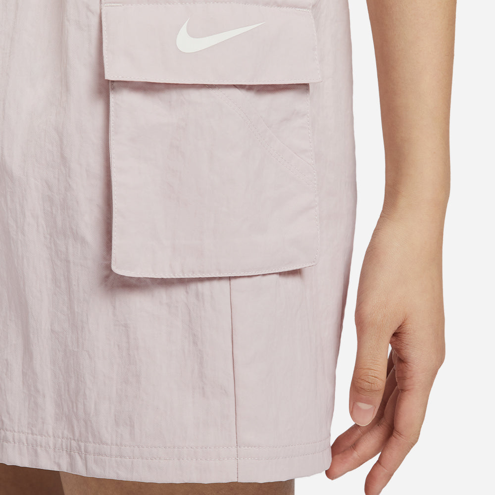 Quần Ngắn Thể Thao Nữ Nike Essential Woven High Rise - Hồng - Supersports Vietnam