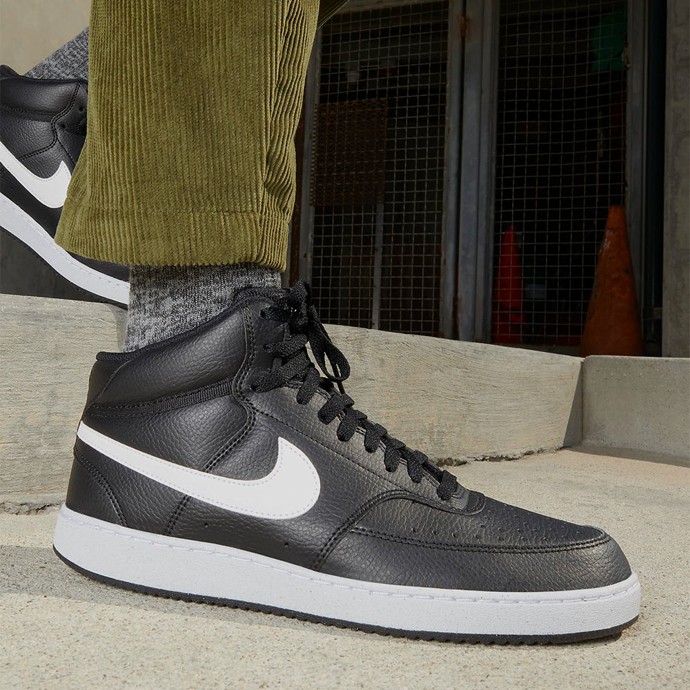 Giày Sneaker Nam Nike Court Vision Mid Next Natural - Đen - Supersports Vietnam