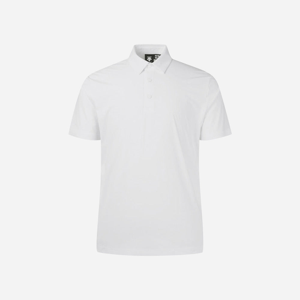 Áo Đánh Golf Nam Descente Spirit Print Point Sleeve - Trắng - Supersports Vietnam