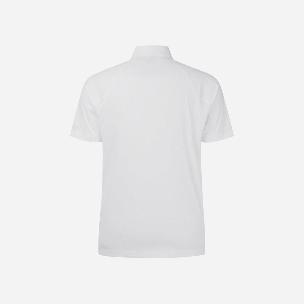 Áo Đánh Golf Nam Descente Spirit Print Point Sleeve - Trắng - Supersports Vietnam