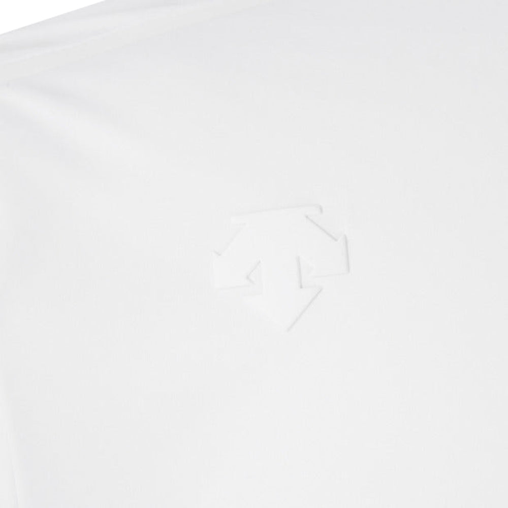 Áo Đánh Golf Nam Descente Spirit Print Point Sleeve - Trắng - Supersports Vietnam