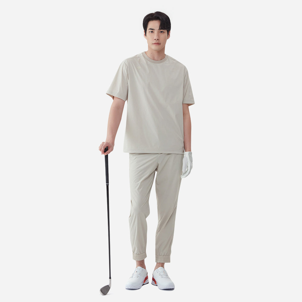 Áo Đánh Golf Nam Descente Spirit Woven Sleeve - Be - Supersports Vietnam