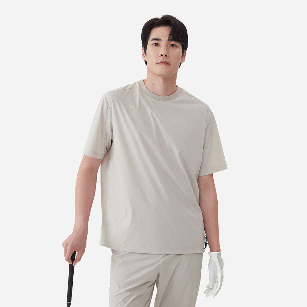 Áo Đánh Golf Nam Descente Spirit Woven Sleeve - Be - Supersports Vietnam