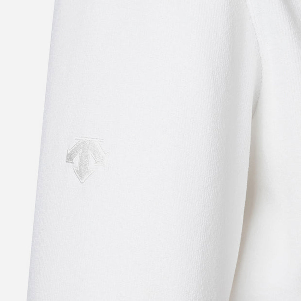 Áo Khoác Golf Nữ Descente Wide Collar Cardigan - Trắng - Supersports Vietnam