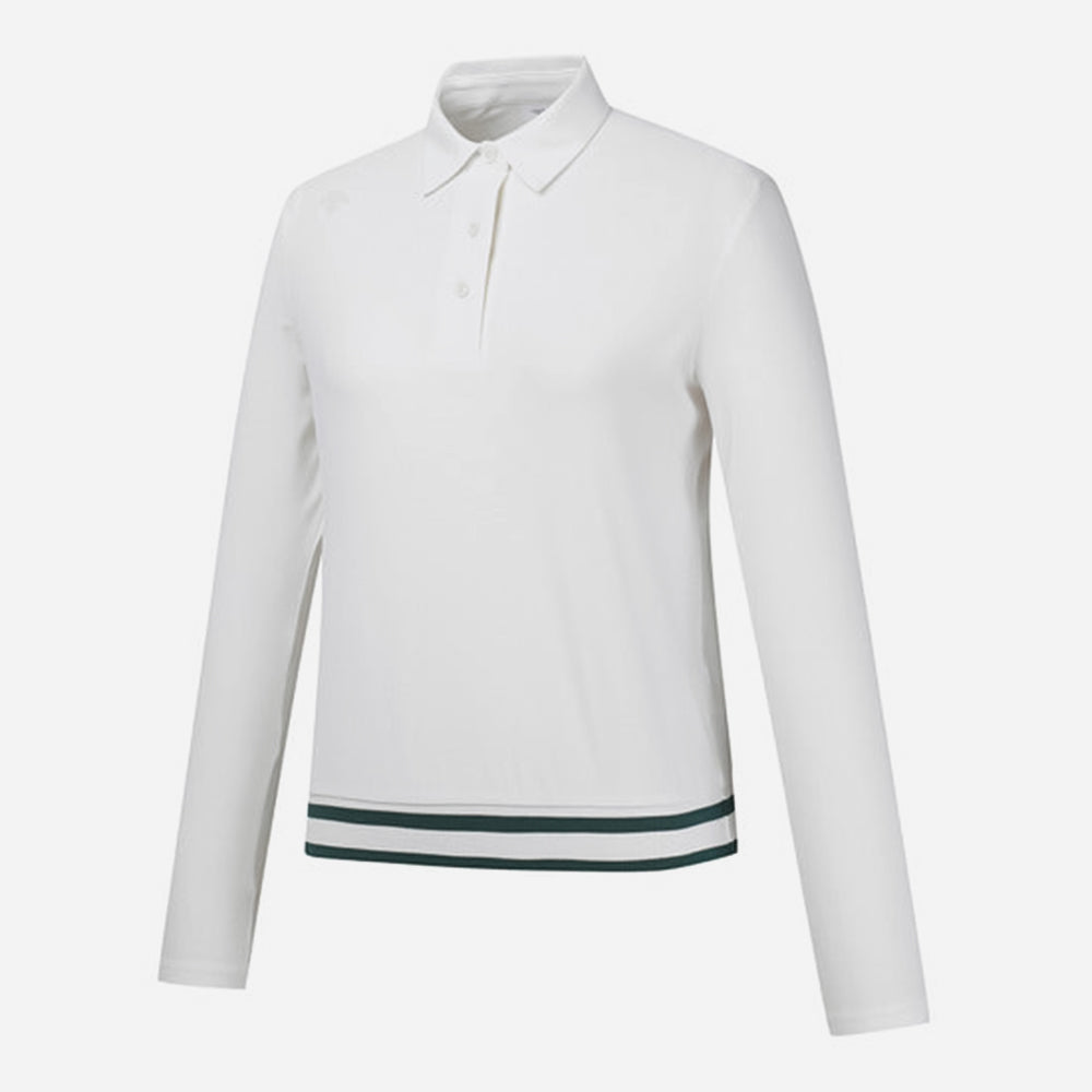 Áo Tay Dài Nữ Descente Thun Woven Hybrid - Trắng - Supersports Vietnam