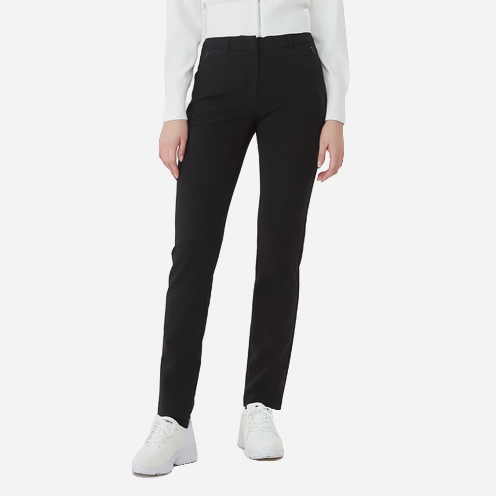 Quần Dài Đánh Golf Nữ Descente Straight Fit Woven - Đen - Supersports Vietnam