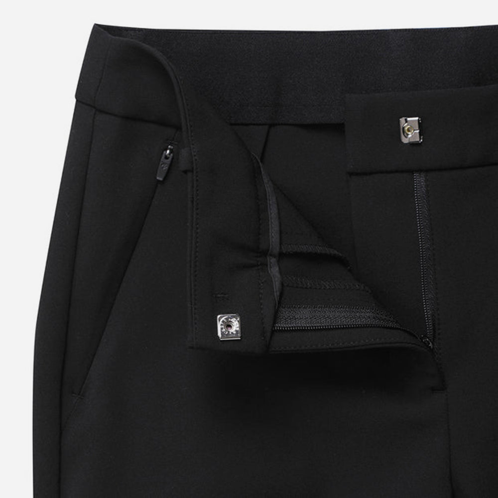 Quần Dài Đánh Golf Nữ Descente Straight Fit Woven - Đen - Supersports Vietnam