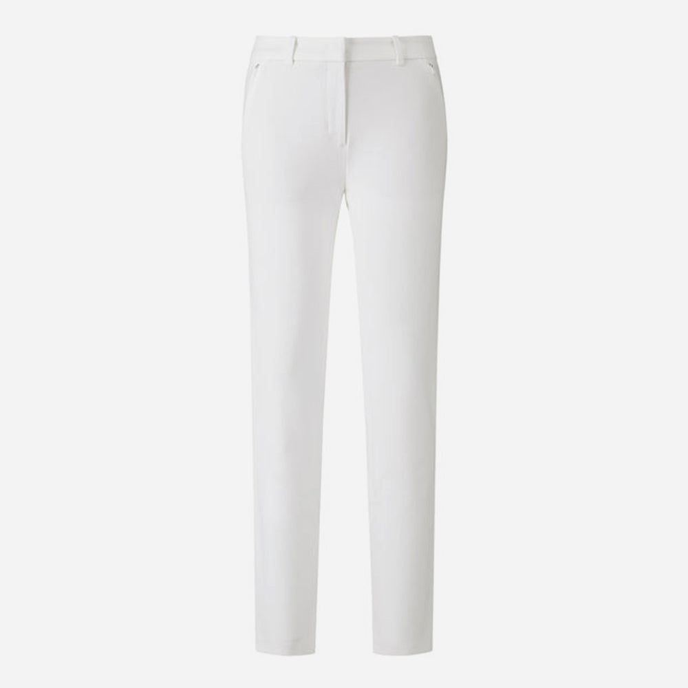 Quần Dài Đánh Golf Nữ Descente Straight Fit Woven - Trắng - Supersports Vietnam