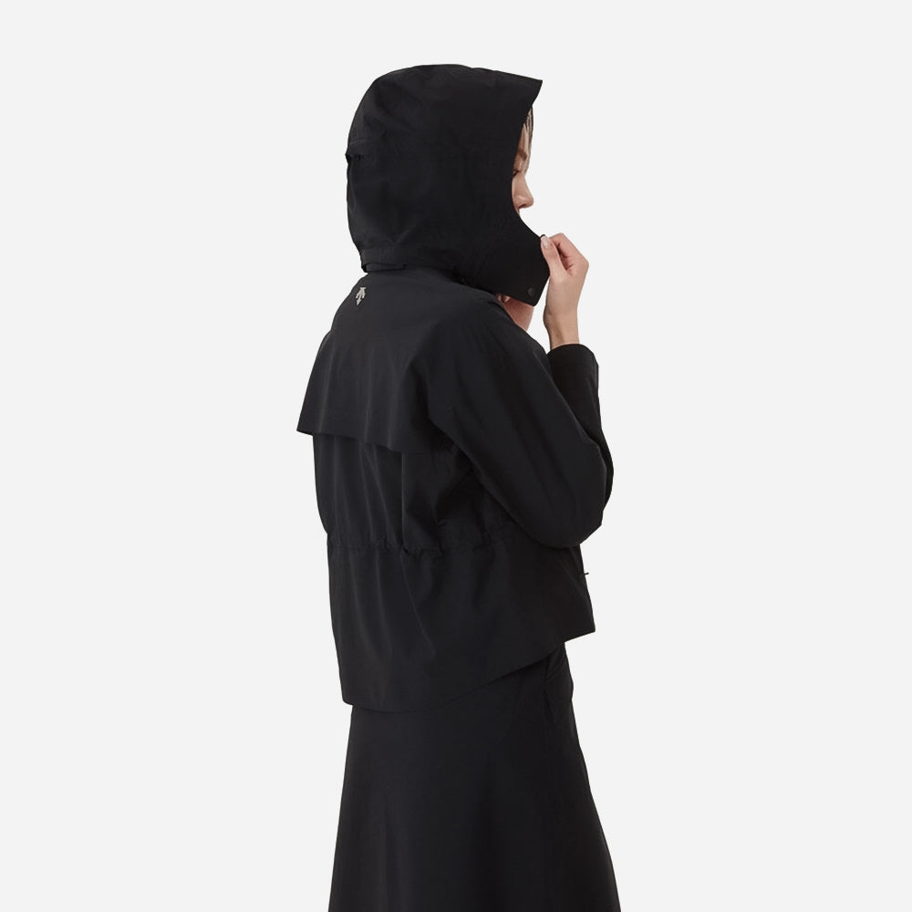 Áo Khoác Golf Nữ Descente Overfit Rain - Đen - Supersports Vietnam