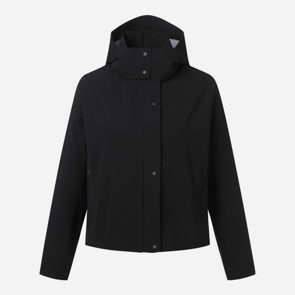 Áo Khoác Golf Nữ Descente Overfit Rain - Đen - Supersports Vietnam