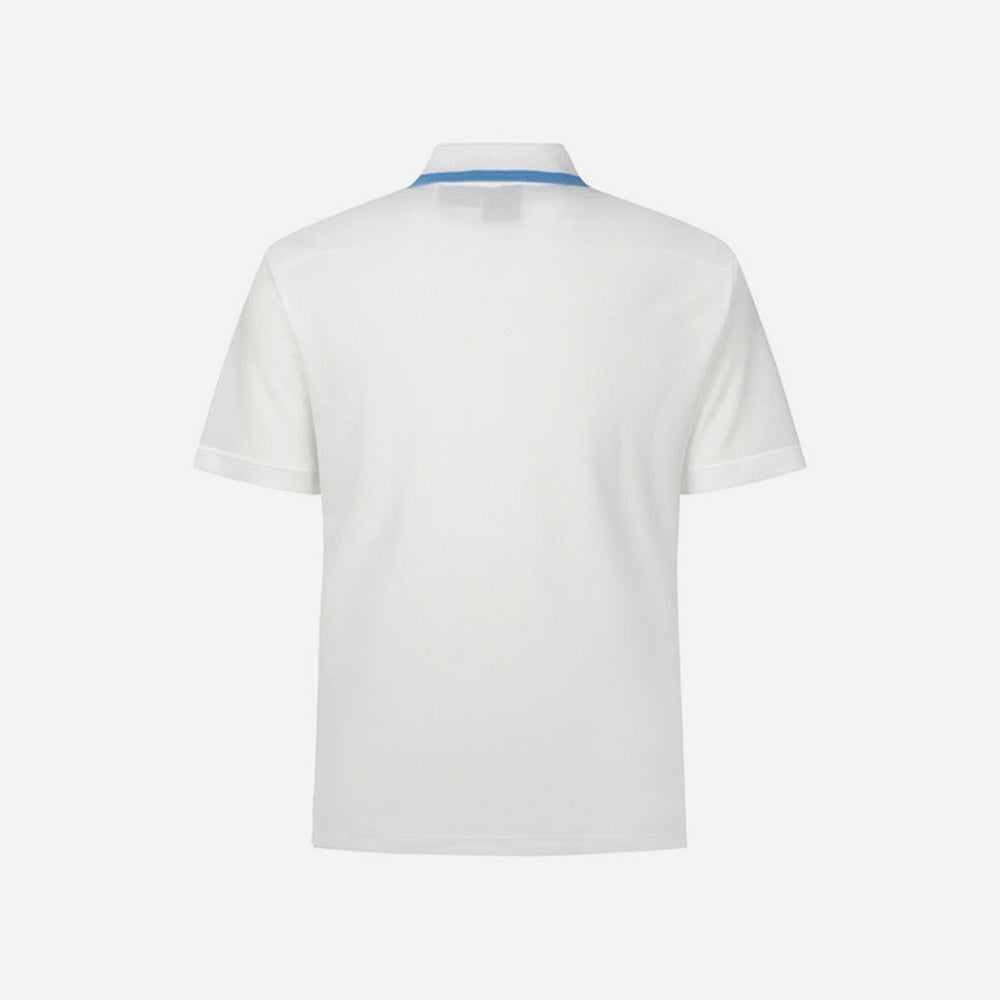 Áo Đánh Golf Nam Descente S-Pro Knit Collar - Trắng - Supersports Vietnam