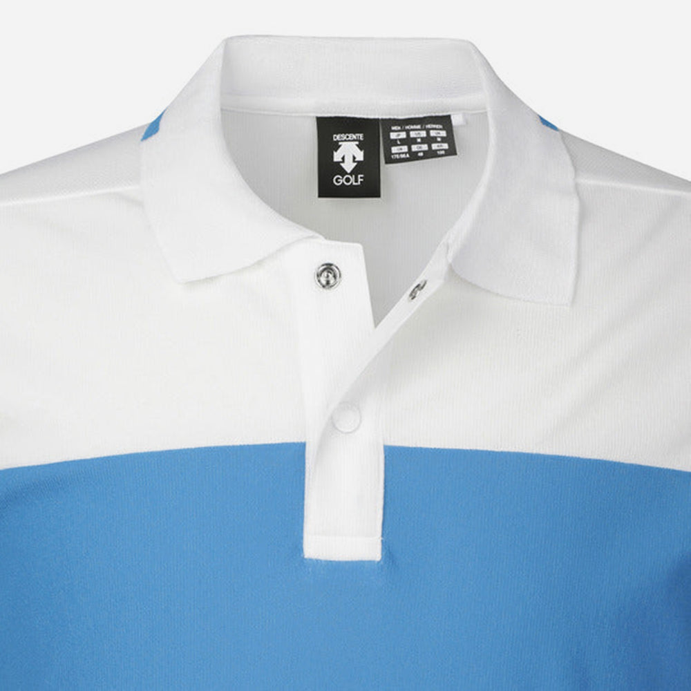 Áo Đánh Golf Nam Descente S-Pro Knit Collar - Trắng - Supersports Vietnam