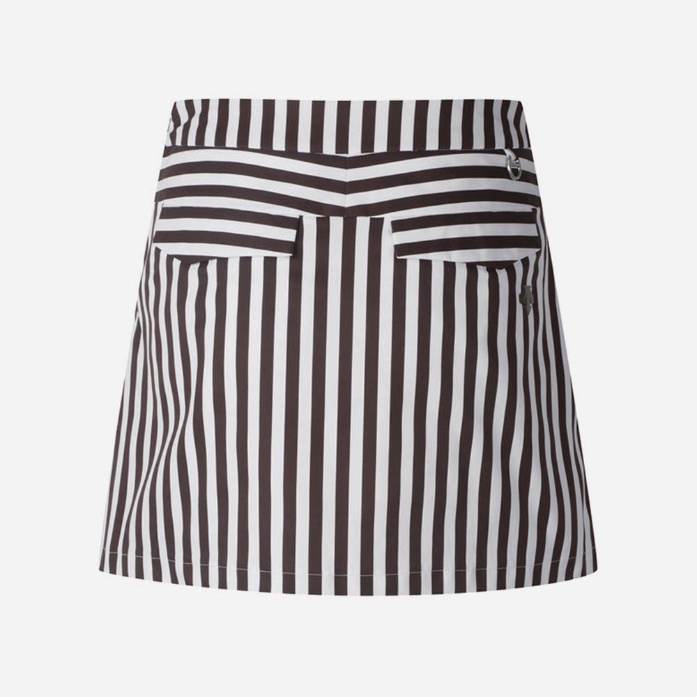 Chân Váy Nữ Descente Pinstripe Wrap - Nâu - Supersports Vietnam