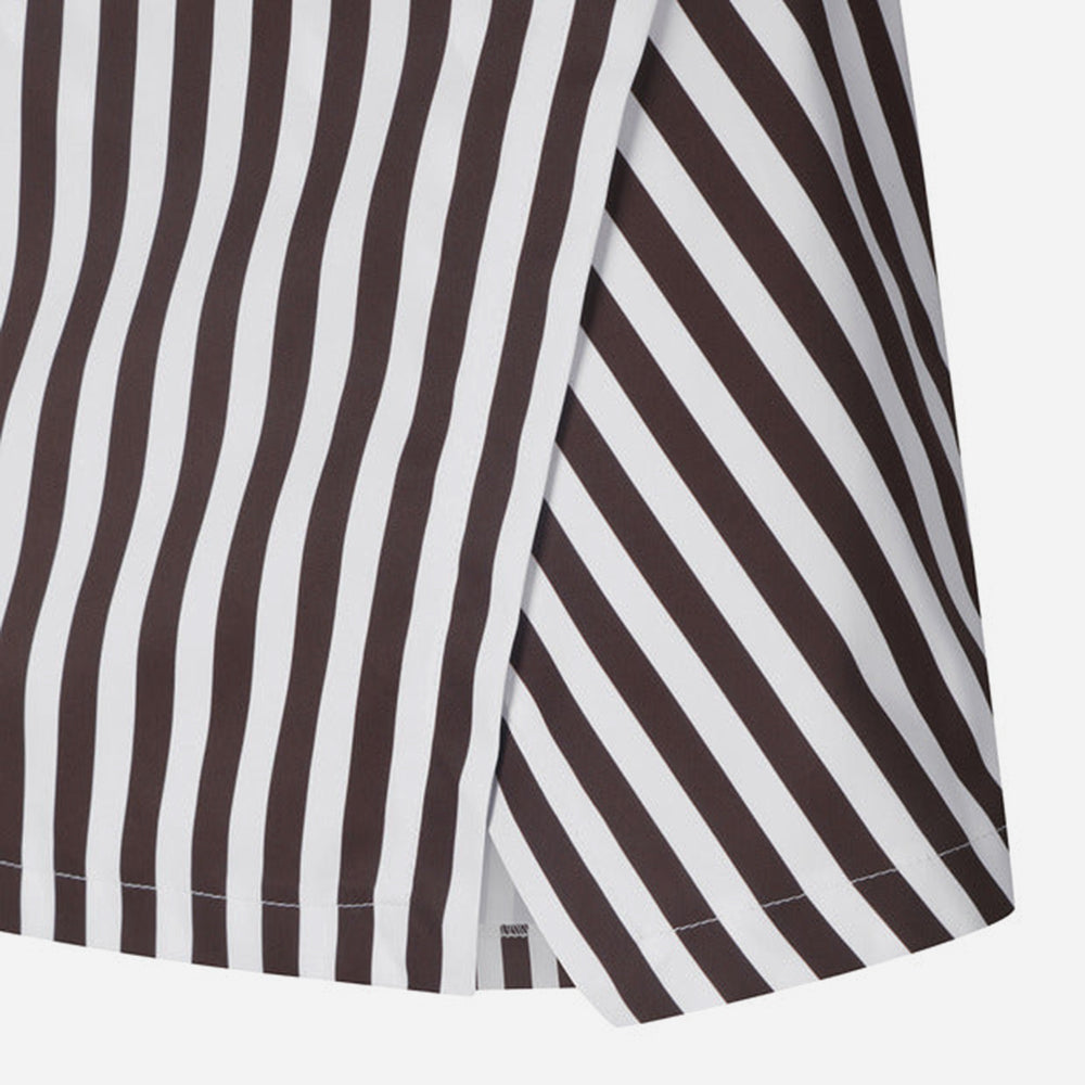 Chân Váy Nữ Descente Pinstripe Wrap - Nâu - Supersports Vietnam