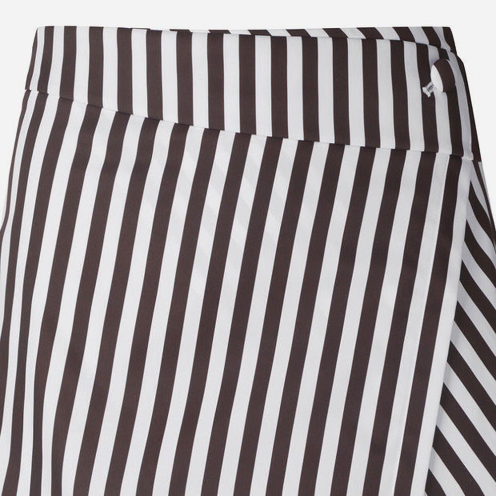 Chân Váy Nữ Descente Pinstripe Wrap - Nâu - Supersports Vietnam