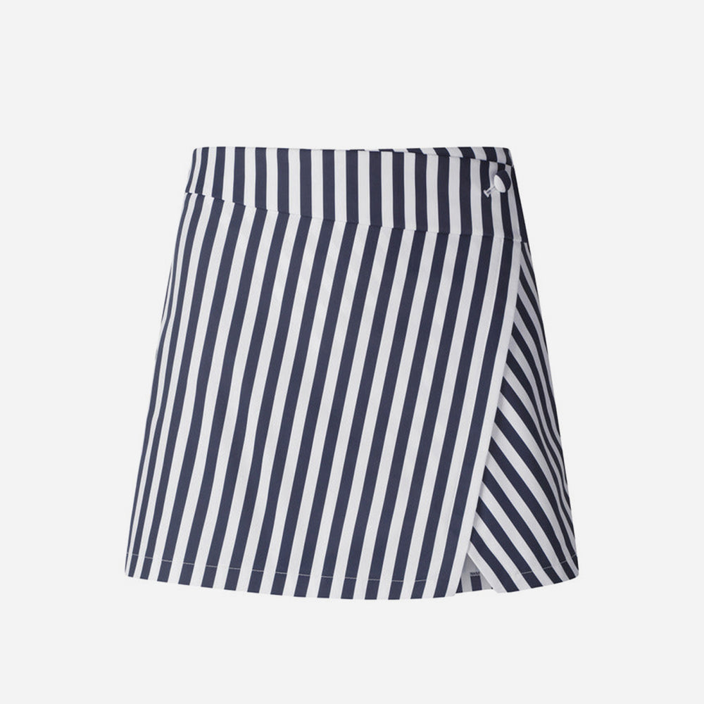 Chân Váy Nữ Descente Pinstripe Wrap - Xanh Navy - Supersports Vietnam