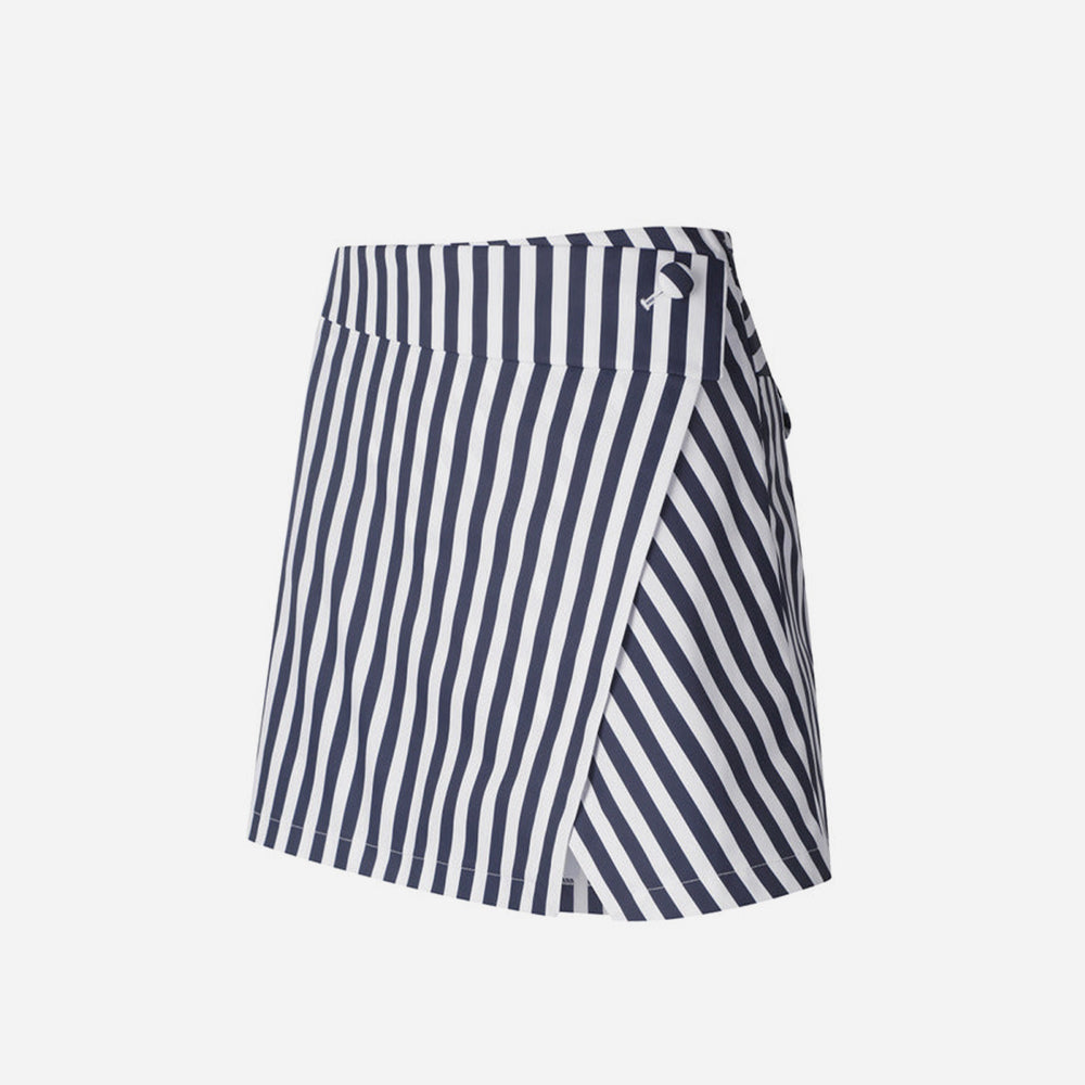 Chân Váy Nữ Descente Pinstripe Wrap - Xanh Navy - Supersports Vietnam