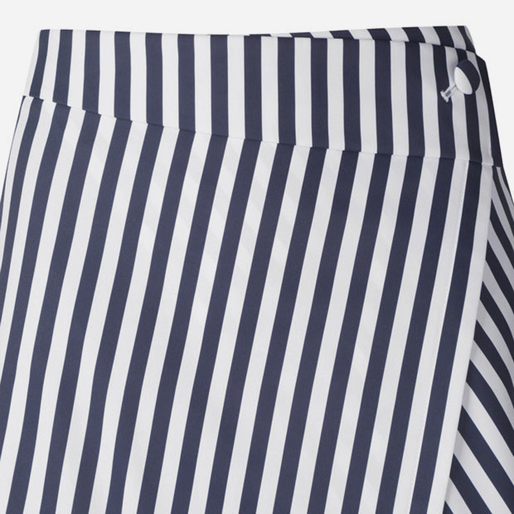Chân Váy Nữ Descente Pinstripe Wrap - Xanh Navy - Supersports Vietnam