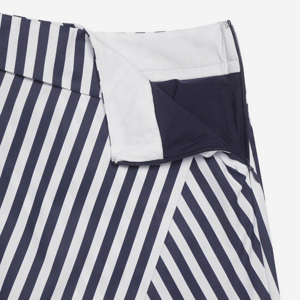 Chân Váy Nữ Descente Pinstripe Wrap - Xanh Navy - Supersports Vietnam