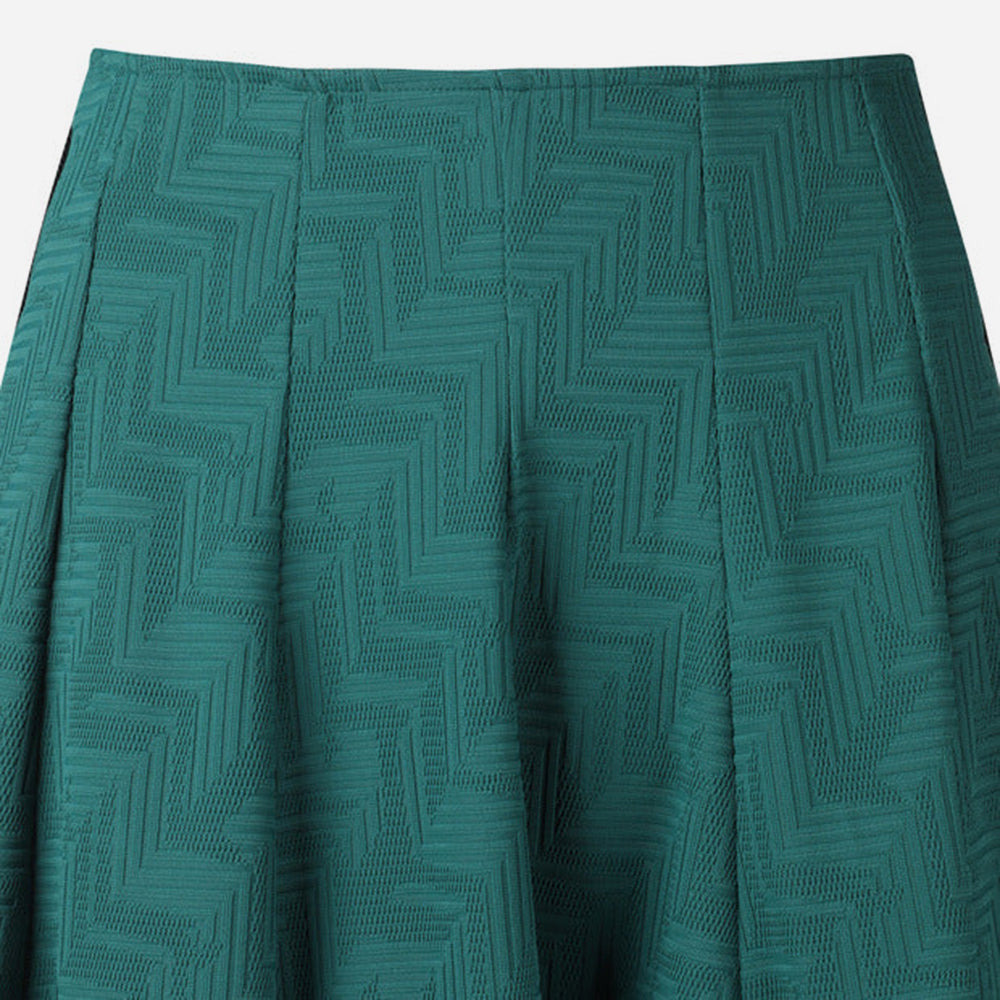 Chân Váy Nữ Descente Front Patterned Pleats - Xanh Lá - Supersports Vietnam