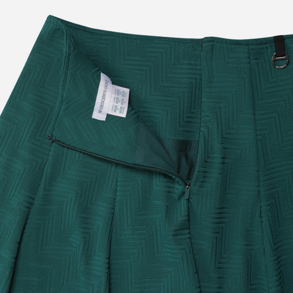 Chân Váy Nữ Descente Front Patterned Pleats - Xanh Lá - Supersports Vietnam