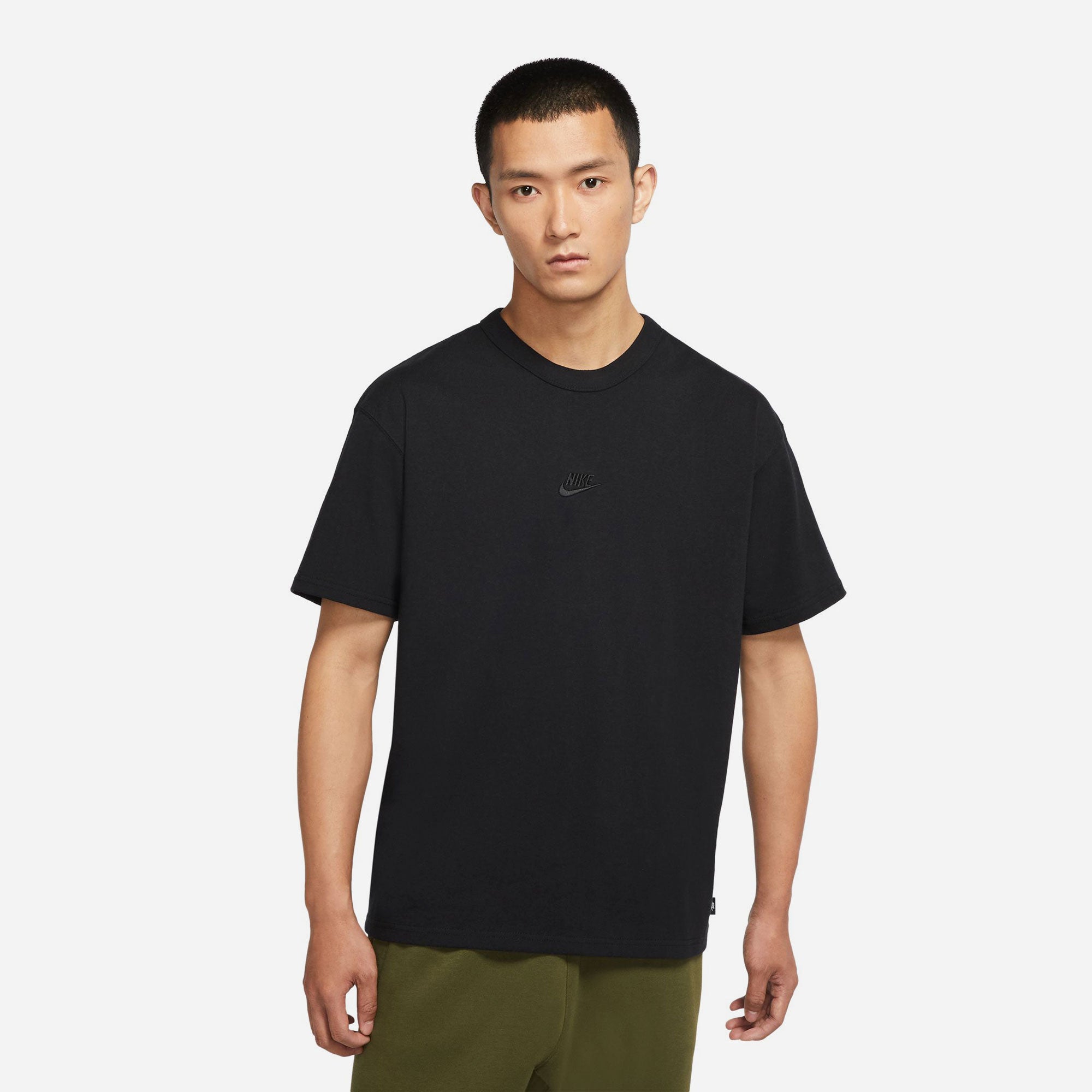 Áo Thun Nam Nike Sportswear Premium Essentials - Đen - Supersports Vietnam