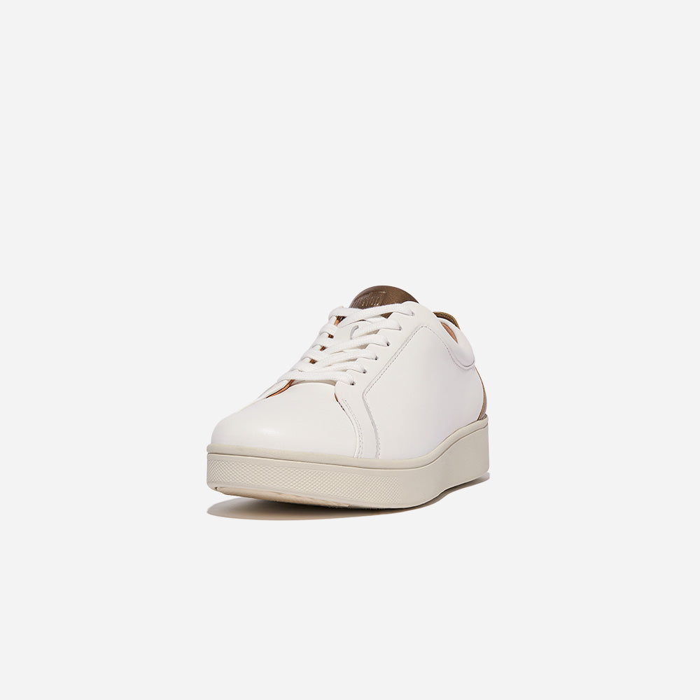 Giày Thể Thao Nữ Fitflop Rally Metallic Backtab - Trắng - Supersports Vietnam