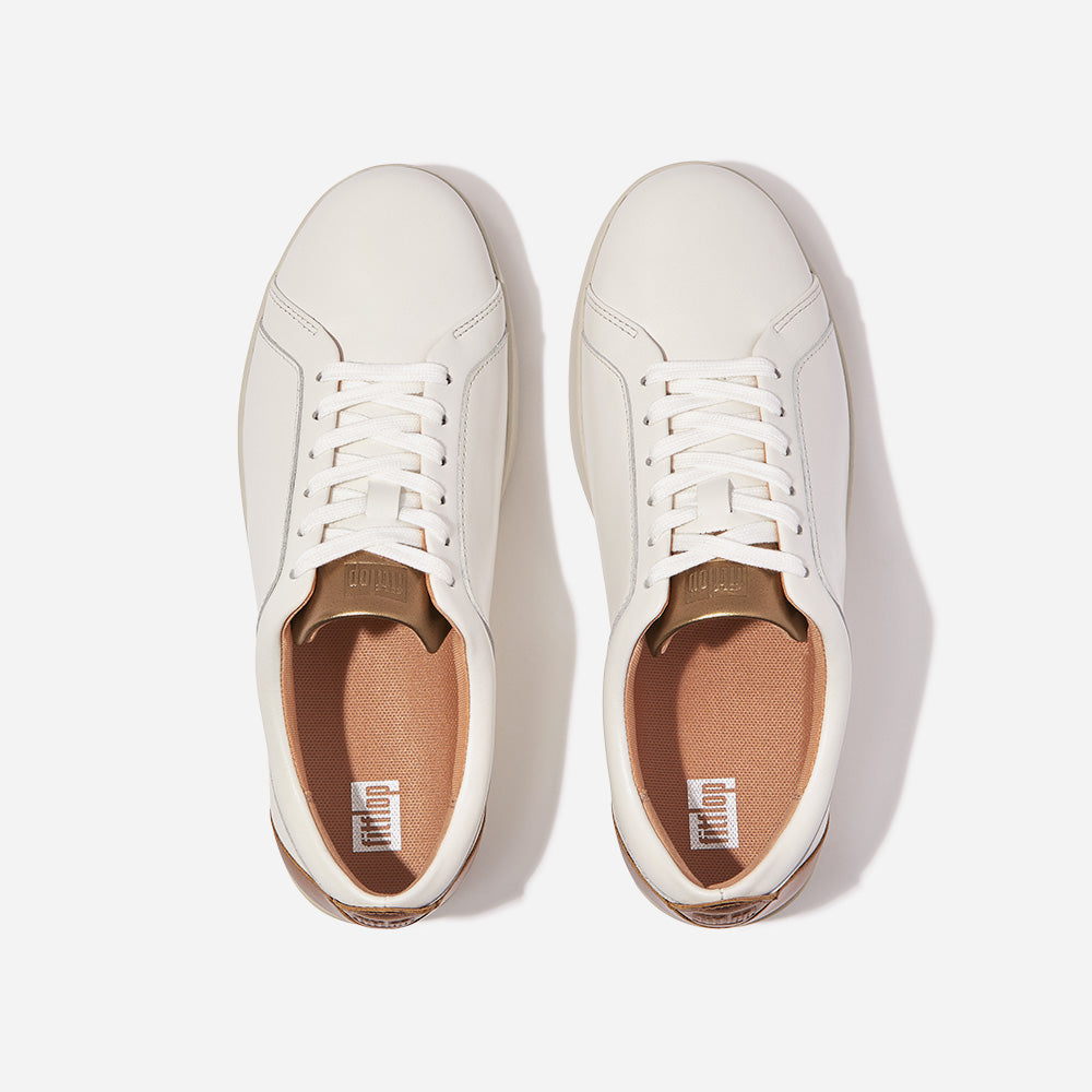 Giày Thể Thao Nữ Fitflop Rally Metallic Backtab - Trắng - Supersports Vietnam