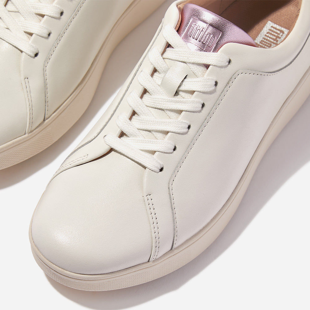 Giày Thể Thao Nữ Fitflop Rally Metallic Backtab - Trắng - Supersports Vietnam