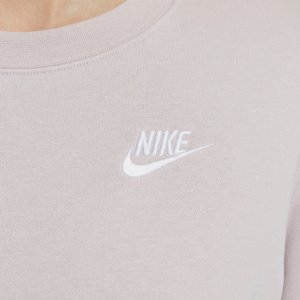 Áo Nỉ Nữ Nike Asw Club Fleece Crew - Hồng - Supersports Vietnam
