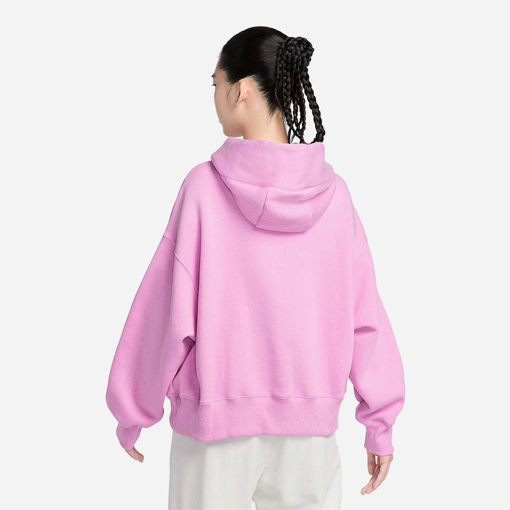 Áo Hoodie Nữ Nike Phoenix Fleece Pullover - Hồng - Supersports Vietnam