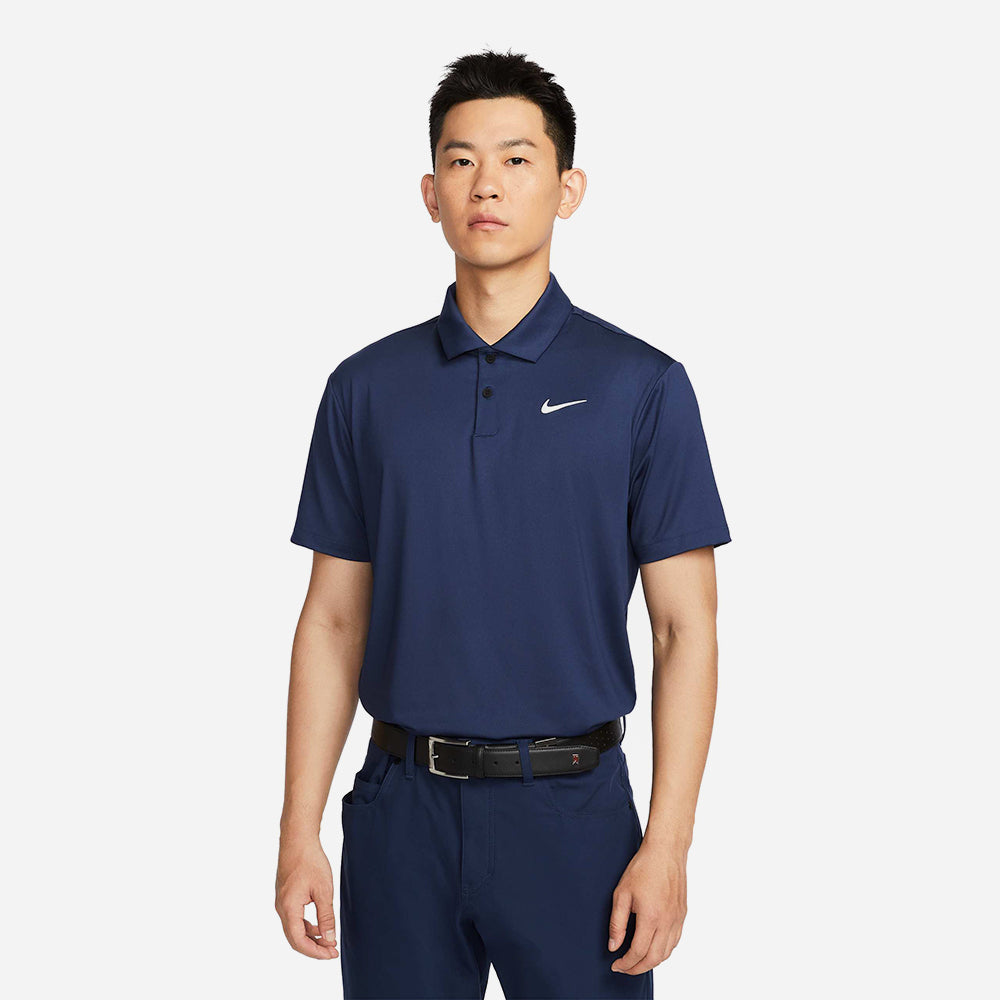 Áo Polo Nam Nike Dri-Fit Tour Solid - Xanh Navy - Supersports Vietnam