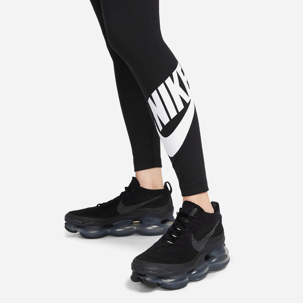 Quần Bó Thể Thao Nữ Nike High-Waisted Graphic - Đen - Supersports Vietnam