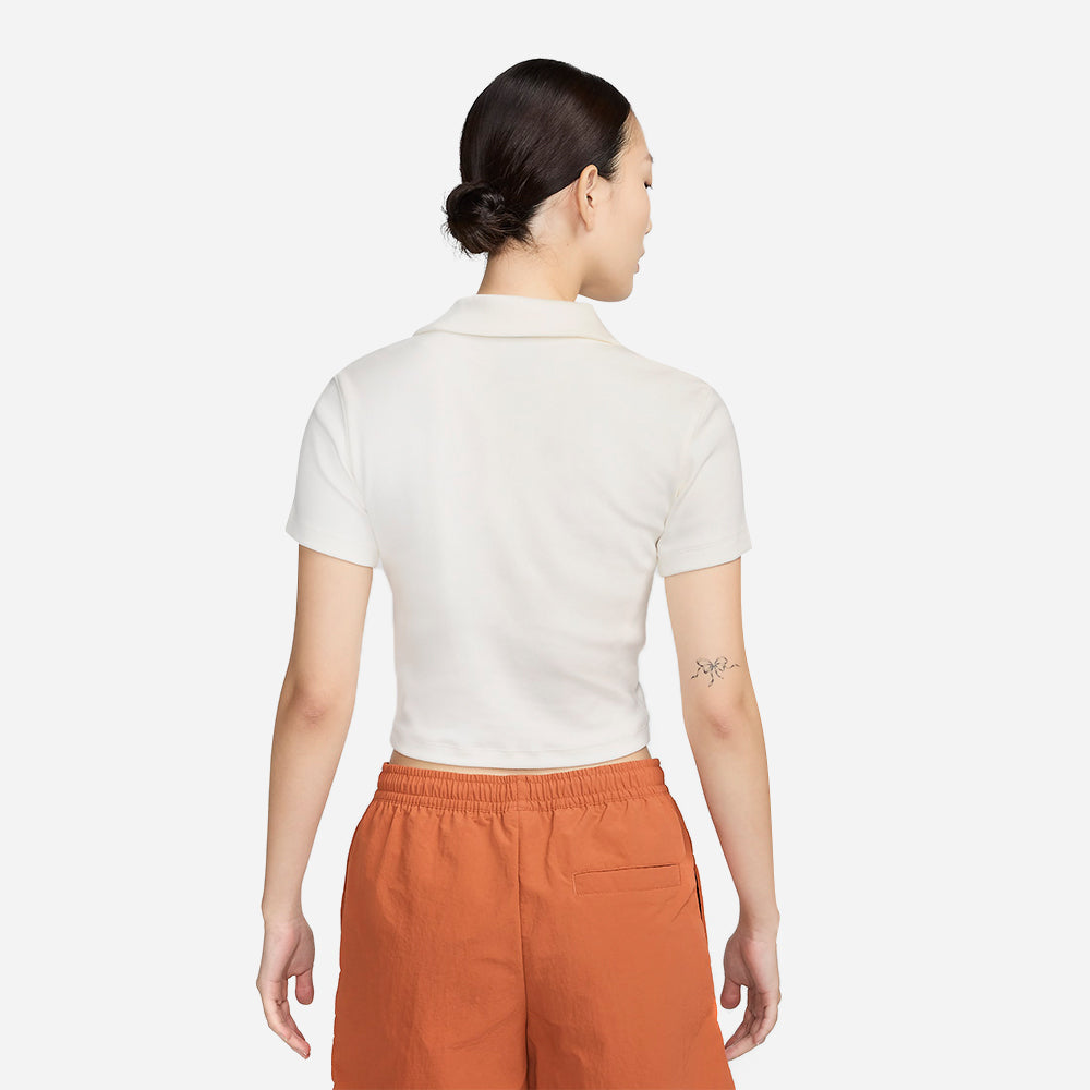 Áo Crop-Top Nữ Nike Sportwear - Be - Supersports Vietnam