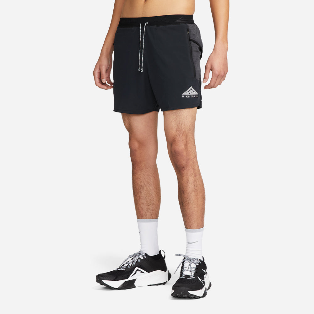 Quần Ngắn Thể Thao Nam Nike Dri-Fit Trail - Đen - Supersports Vietnam