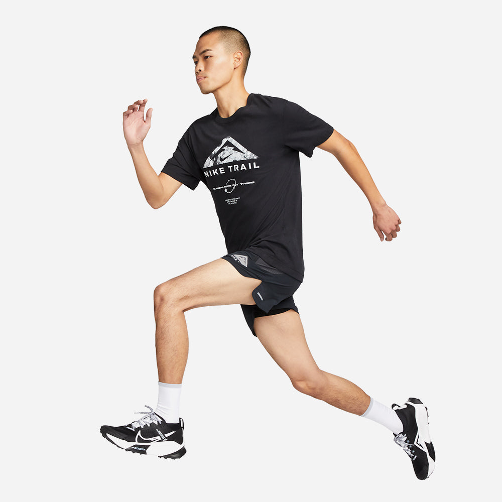 Quần Ngắn Thể Thao Nam Nike Dri-Fit Trail - Đen - Supersports Vietnam
