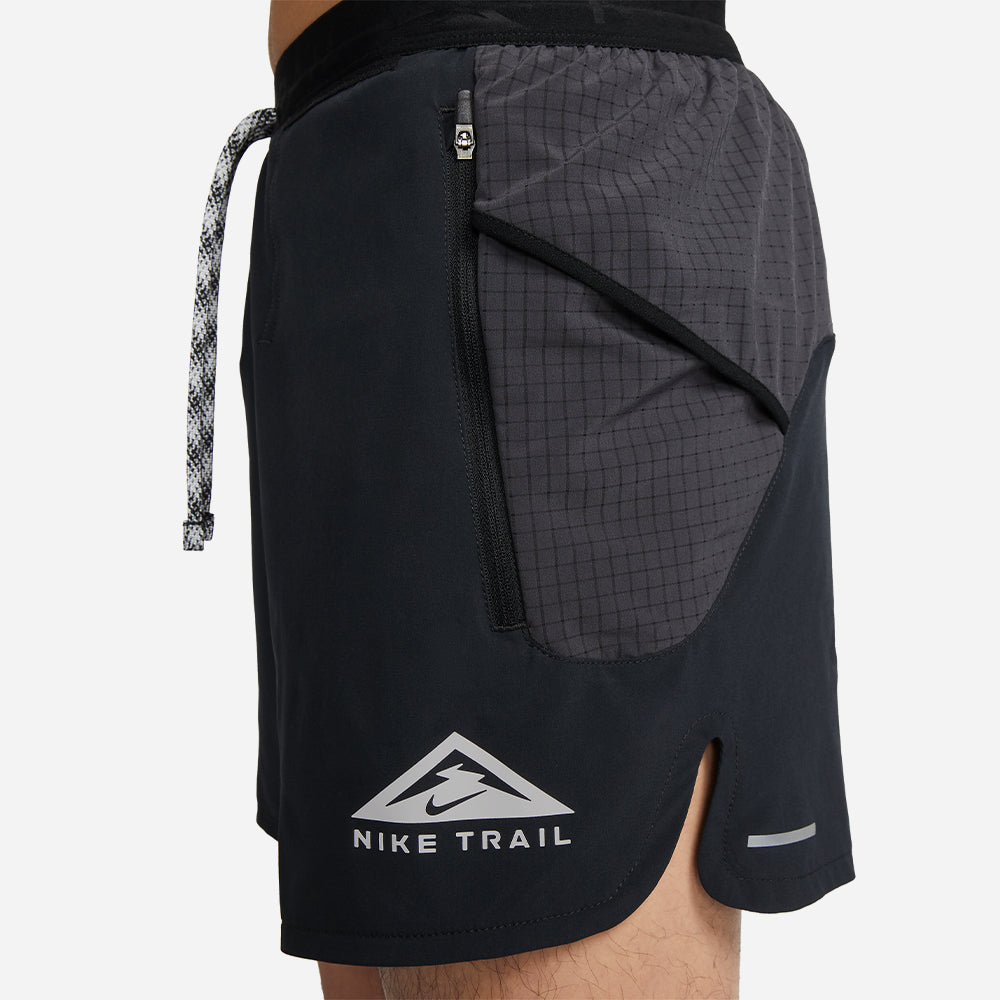 Quần Ngắn Thể Thao Nam Nike Dri-Fit Trail - Đen - Supersports Vietnam