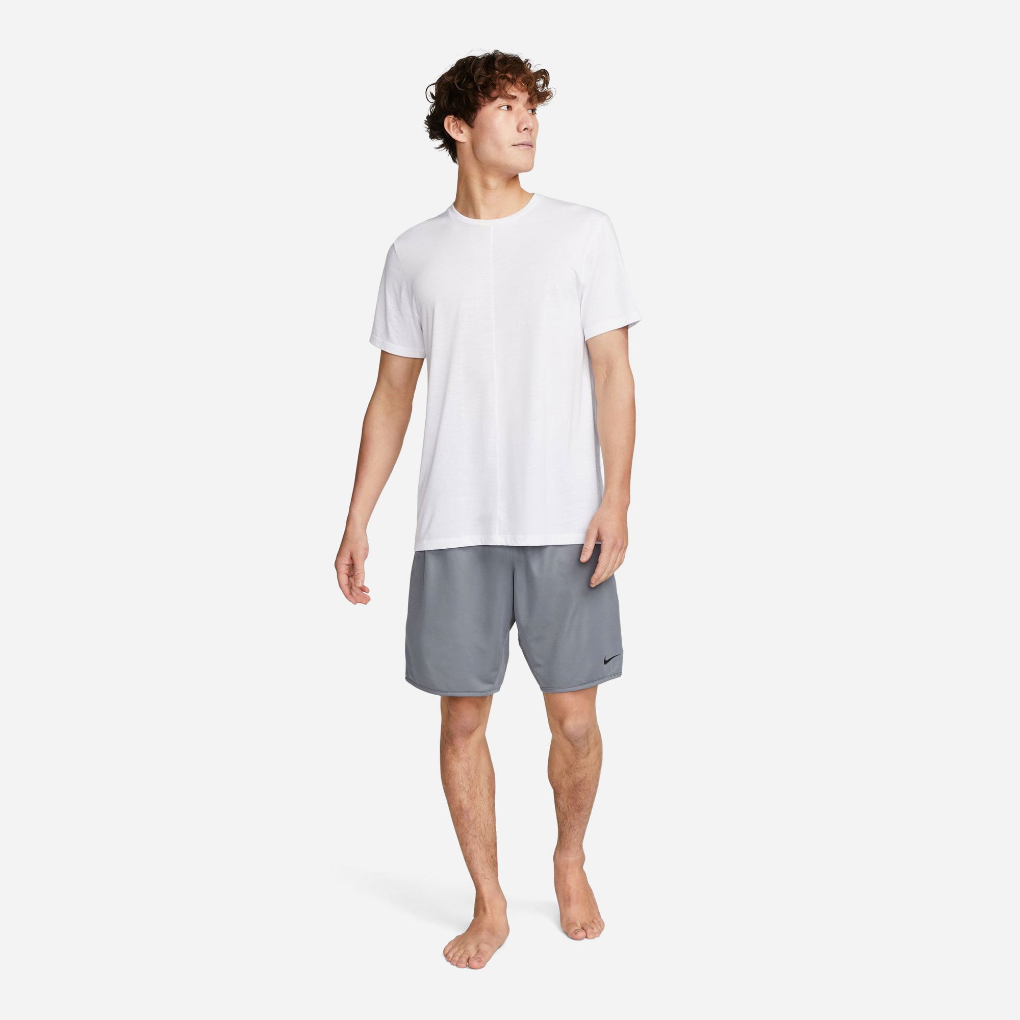 Quần Ngắn Nam Nike Dri-Fit Totalty Knit 9 In Ul - Xám - Supersports Vietnam