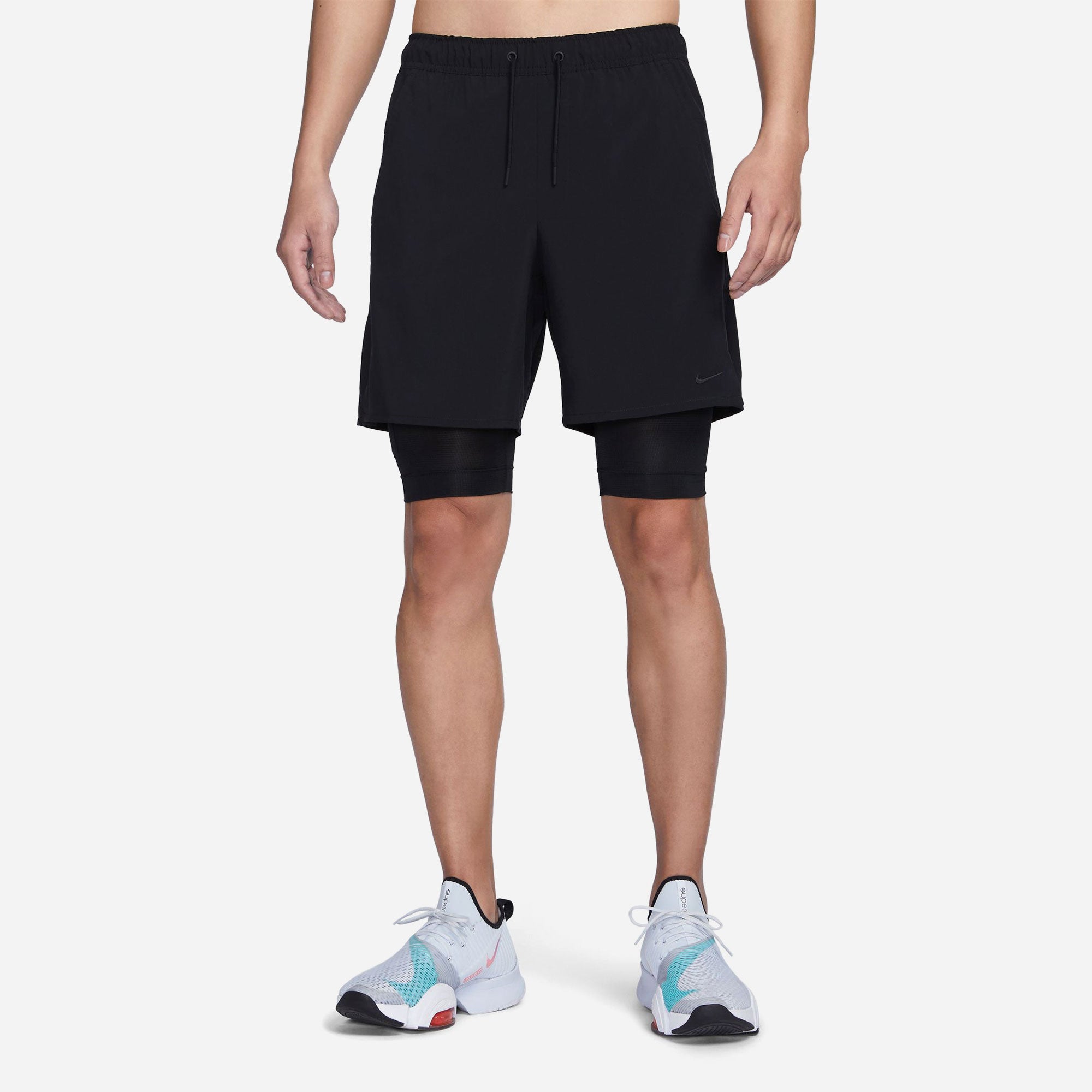 Quần Ngắn Nam Nike Dri-Fit Unlimited Woven 7In 2In1 - Đen - Supersports Vietnam