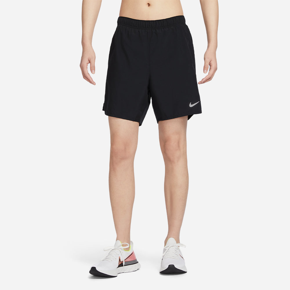 Quần Ngắn Thể Thao Nam Nike Dri-Fit Challenger 2-In-1 Versatile Đen