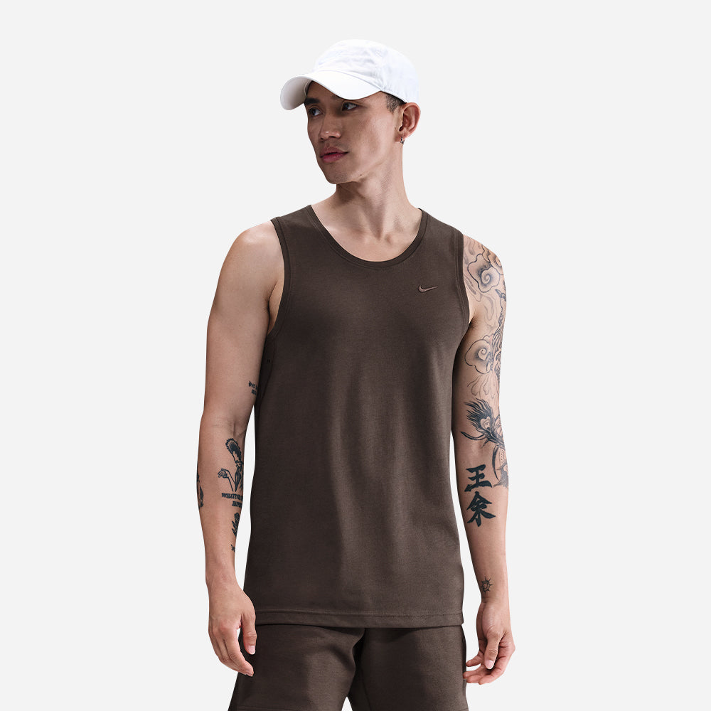 Áo Ba Lỗ Nam Nike Dri-Fit Primary - Nâu - Supersports Vietnam