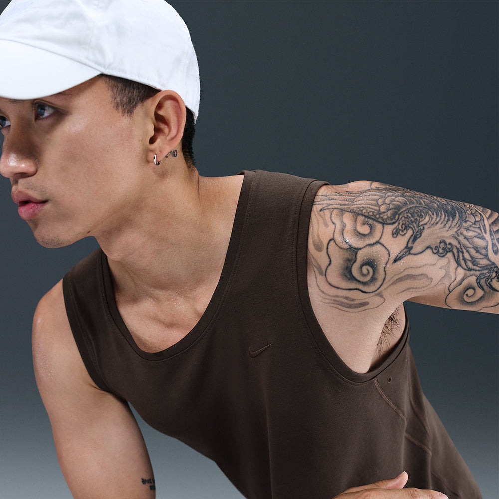 Áo Ba Lỗ Nam Nike Dri-Fit Primary - Nâu - Supersports Vietnam